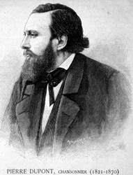 Portrait of Pierre Dupont, Chansonnier (1821 -1870) - in Les Contemporains