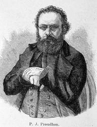 Portrait of Pierre Joseph Proudhon (1809 - 1865), French Socialist