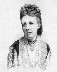 Portrait of Queen Sophie of Sweden and Norway in 1888.