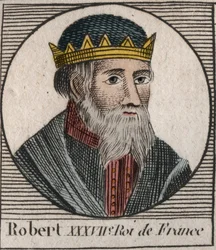 Portrait of Robert I (c.860-923), King of West Francia from 922 to 923 (engraving from 
