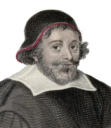 Portrait of Sir John Glanville the Younger, English lawyer and politician, representative of the Court of Parliament of 1640. 19th century engraving.