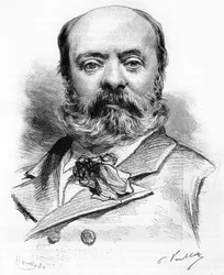 Portrait of Theodore Aubanel (1829-1886), French poet and playwright