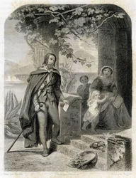 Portrait of Torquato Tasso, known in French as Le Tasse (1544 - 1595)