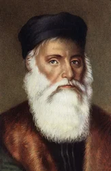 Portrait of Vasco de Gama, Portuguese Navigator