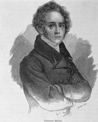 Portrait of Vincenzo Bellini, Italian composer