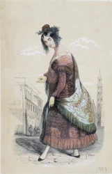 Portrait of a gypsy from Seville