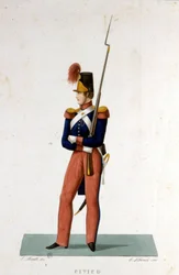 Portrait of a member of the Pontifical Guard of the Vatican State