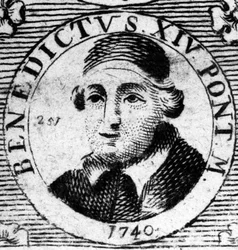 Portrait of Pope Benedict XIV (1740-1758)