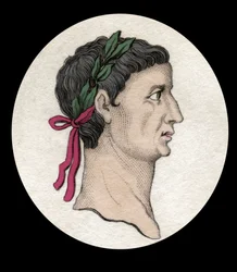 Portrait of the Roman Emperor Tiberius Claudius Nero (42 BC-37 AD)