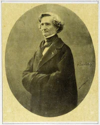Portrait of the Composer Hector Berlioz (1803 - 1869) in 1858