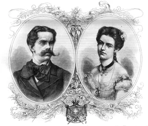 Portraits of Prince Humbert I of Italy