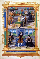 Prince learning physics, philology, religion and maintenance - in 