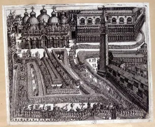 Procession in Venice in the 17th century