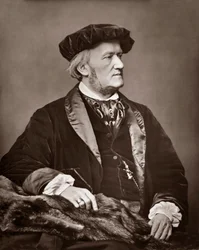 Portrait of Richard Wagner, German composer