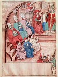 Representation of the Council of Constance between 1414 and 1418