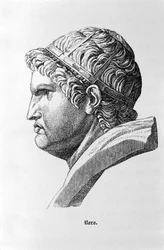 Representation of the Roman Emperor Nero (37 - 68).