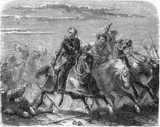 Robert of the Mark of Landsknechts Takes Away His Son