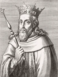 Sancho II, King of Portugal. Portrait.