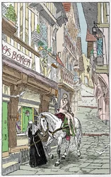 Saxon legend: Godiva (Lady Godiva or Godgifu), a Saxon woman who, at the beginning of the year 1000, crossed naked on horseback through the streets of Coventry in England in order to convince her husband to reduce the taxes he levied to finance his