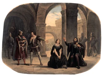 Scene taken from the opera 