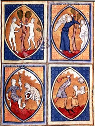 Scenes from the Bible Depicted in Mandorles
