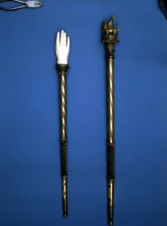 Sceptres used for the coronation of Napoleon as King of Italy, including the Hand of Justice