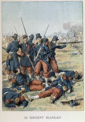 Sergeant Blandan died during the conquest of Algeria in 1842 - in Histoire de France