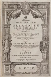 Sheet music of Psalmi Poenitentiales by Roland de Lassus
