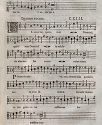 Sheet Music of Psalmi Poenitentiales by Roland de Lassus