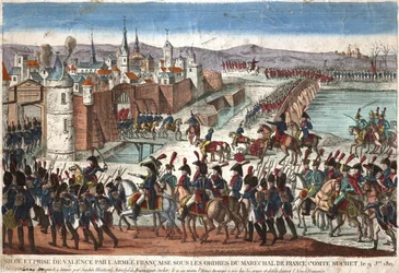 Siege and capture of Valencia by the French army under the orders of the Marshal of France, Count Suchet, on January 9