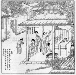 Silk and silk worm in China: thanks to the goddess of silk