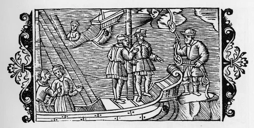 Sorcerer Selling to Sailors the Winds Locked in the Three Nodes of a Rope (in 