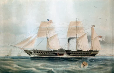 Steamer British Queen in 1840