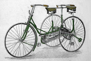 Tandem tricycle model.