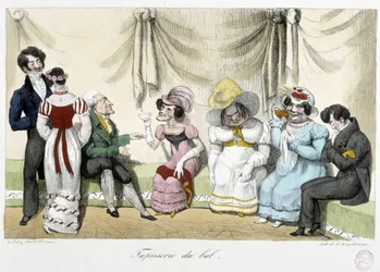 Tapestry du bal - n.d., early 19th century, Carnavalet