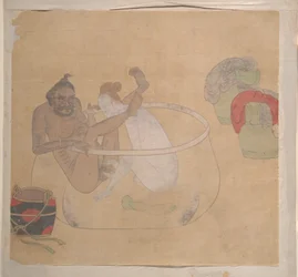 Tartar Officer with Blonde Lady