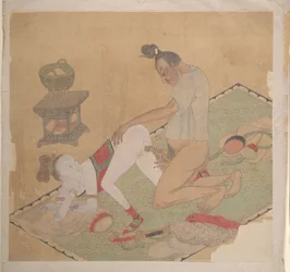 Tartar Officer with Blonde Lady