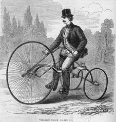 The American velocipede of Isaac Samuel. 1869