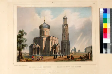 The Church of All Saints in Moscow