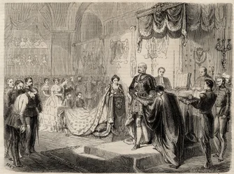 The Coronation of King William I in Koenigsberg in 1861