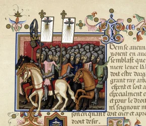 The Crusaders on the Way of War - in 