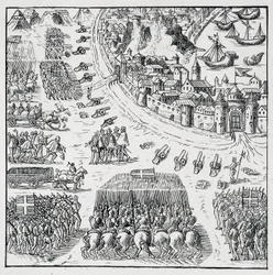 The Duke of Anjou (Henry III) having been elected king of Poland (in 1573) and was forced to go and take possession of this crown incessantly, the siege of La Rochelle was lifted, and the Rochellois were granted everything they asked for themselves and for