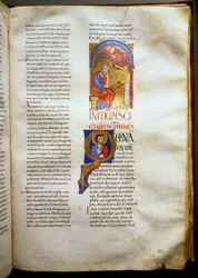 The Gospel of Saint Luke represents with the bull