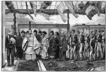 The Mikado, the Spiritual Ruler of Japan, Inaugurated His Country