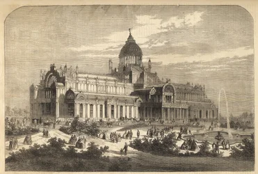 The Palace of Industry in Amsterdam in 1864