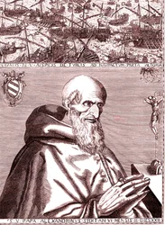 Pope Pius V Makes Alliance with the Spanish Fleet and Venice Italian Fleet Against the Turkish in the Battle of Lepanto in October 1571