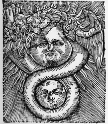 The Sun and the Moon: United by the Dragon (Engraving from 