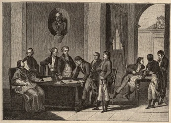 The Tolentino Treaty or Tolentino Peace is a peace treaty signed on 19 February 1797 in Tolentino, Italy, between France and the Pontifical States. (Between General Bonaparte and Pope Pius VI). The Pope renounces himself to Avignon