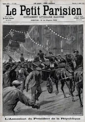 The Assassination of President Sadi Carnot by Sante Caserio on June 24