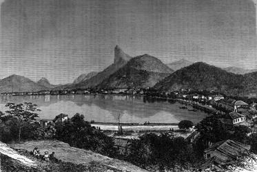 The Bay of Rio de Janeiro in Brazil